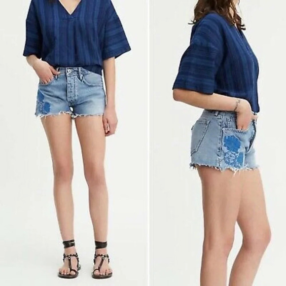 Levi's Made & Crafted Cheeky High Rise Denim Short - Picture 1 of 8
